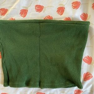 Green tube top
